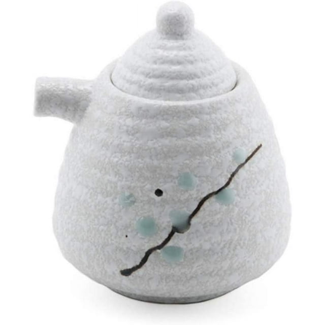 Japanese Earthenware Ceramic Oil Dispenser Ponzu Vinegar Dispenser