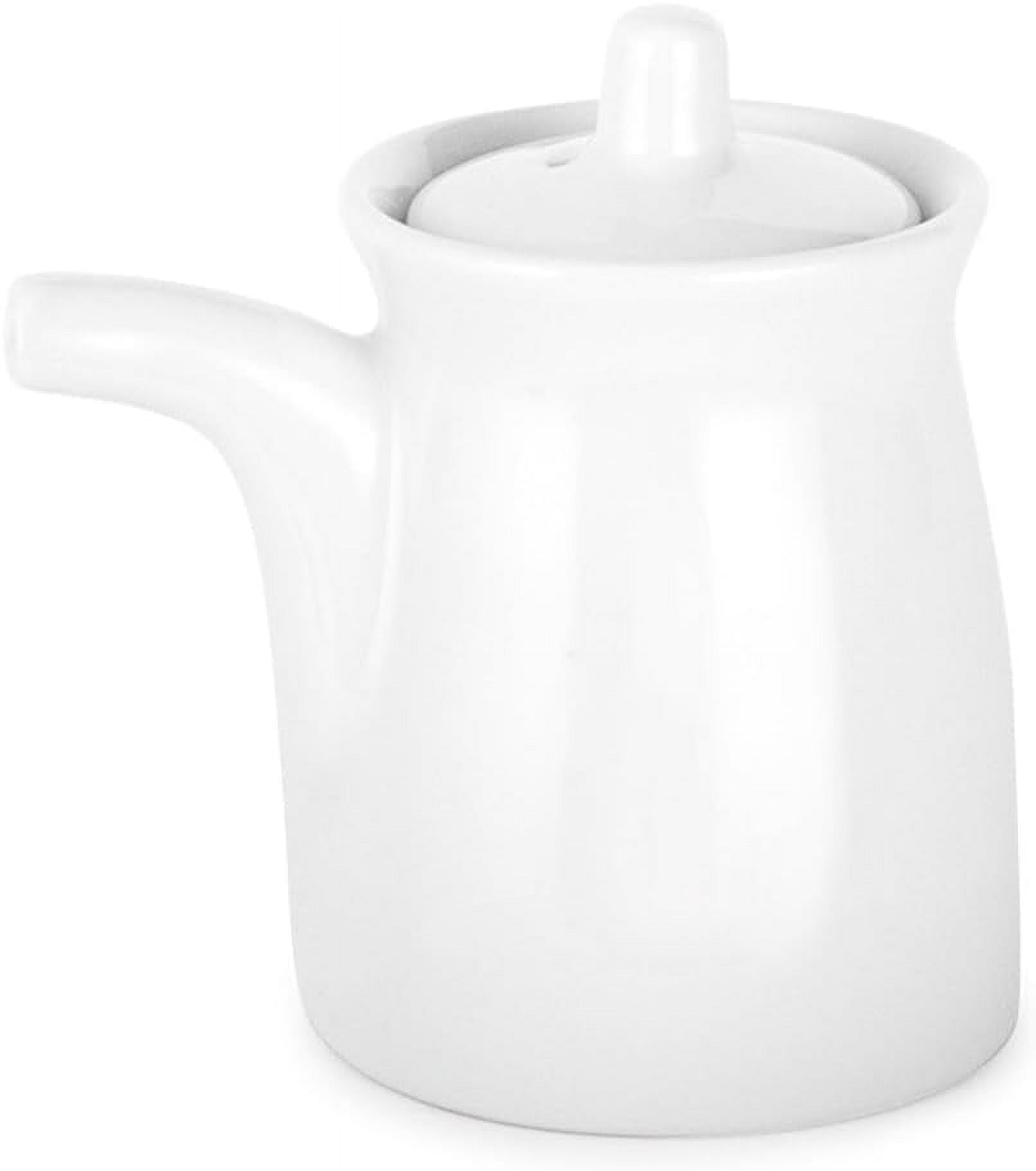 Japanese Earthenware Ceramic Oil Dispenser Ponzu Vinegar Dispenser