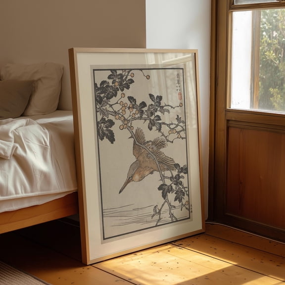 Japanese Edo Period Landscape Museum Style Wall Decor Unframed Paper Print
