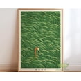 thumbnail image 1 of Japanese Flamingo Ukiyo E Wall Art Print, Unframed Paper Poster 8x10in, 1 of 4