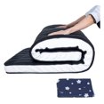 thumbnail image 1 of Japanese Floor Futon Mattress with Removable Cover - Twin Size 4" Thick Foldable Floor Bed Mattress Memory Foam Sleeping Mat Suitable for Guest, Nap, RV (Sakura), 1 of 5
