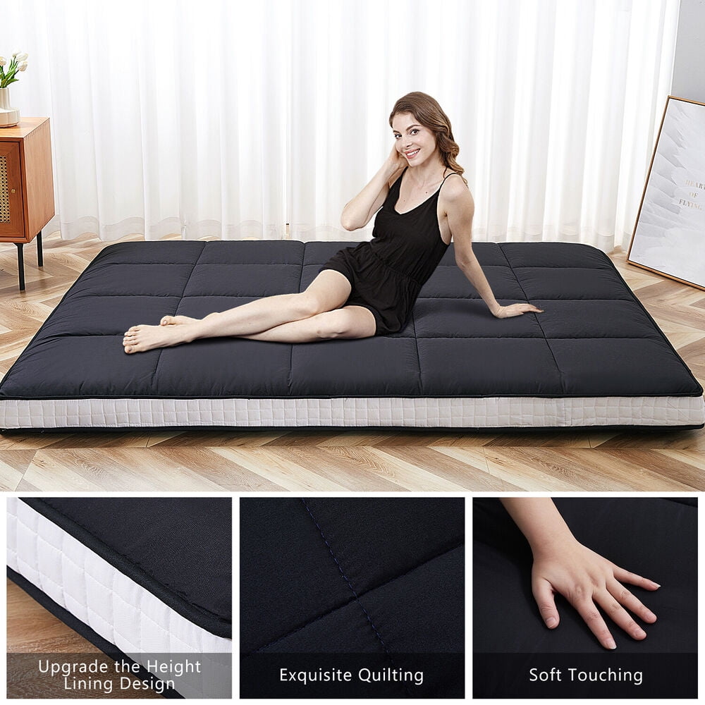 Japanese Floor Mattress, 4 inch Extra Thick Futon Mattress,Shiki Futon