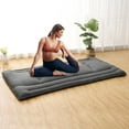 thumbnail image 1 of Japanese Floor Mattress Full Size,Bedroom Foldable Floor Mattress Sleeping Pad Rollable Mattresses for Adults Children, Floor Mat Tatami Mattress for Guest Room Living Room, 1 of 1