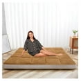 Japanese Floor Mattress Futon Mattress, 4" Thicken Roll up Sleeping