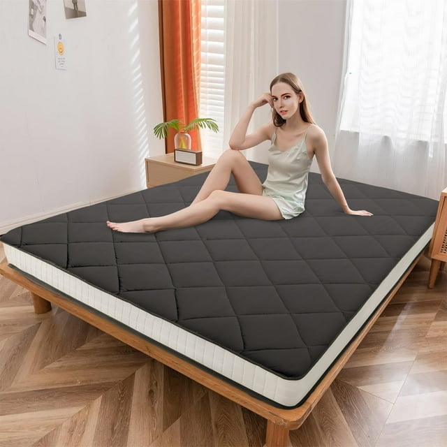 Japanese Floor Mattress, Futon Mattress, Foldable & Portable, Roll Up