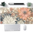 thumbnail image 1 of Japanese Floral Desk Mat Boho Aesthetic Flower Desk Matt for Desktop Large XXL Gaming Mouse Pad for Desk Extended Deskpad Laptop Keyboard Computer Mat Desk Decor for Women 31.5 X 15.7, 1 of 7