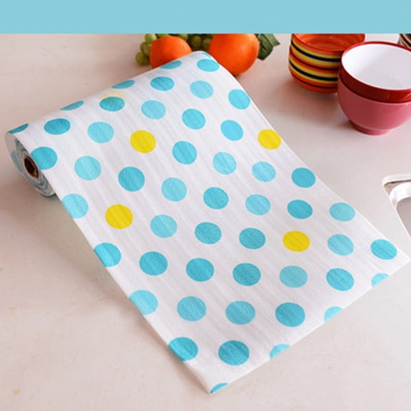 Japanese Floral Drawer Mat and Shelf Liner - Waterproof Cut-to-Size Cabinet Liner for Kitchen, Cupboard, and Wardrobe - Non-Slip Oil-Repellent Drawer Protector Roll - 2 Pack 78.7in x 11.8in