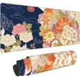 thumbnail image 1 of Japanese Flower Large Mouse Pad for Desk XL Gaming Mouse Pad 31.5x11.8in Extended Desk Mat Non-Slip Base Desk Pad with Stitched Edge Computer Keyboard Mouse Mat Gaming Mousepad for Home Office, 1 of 6
