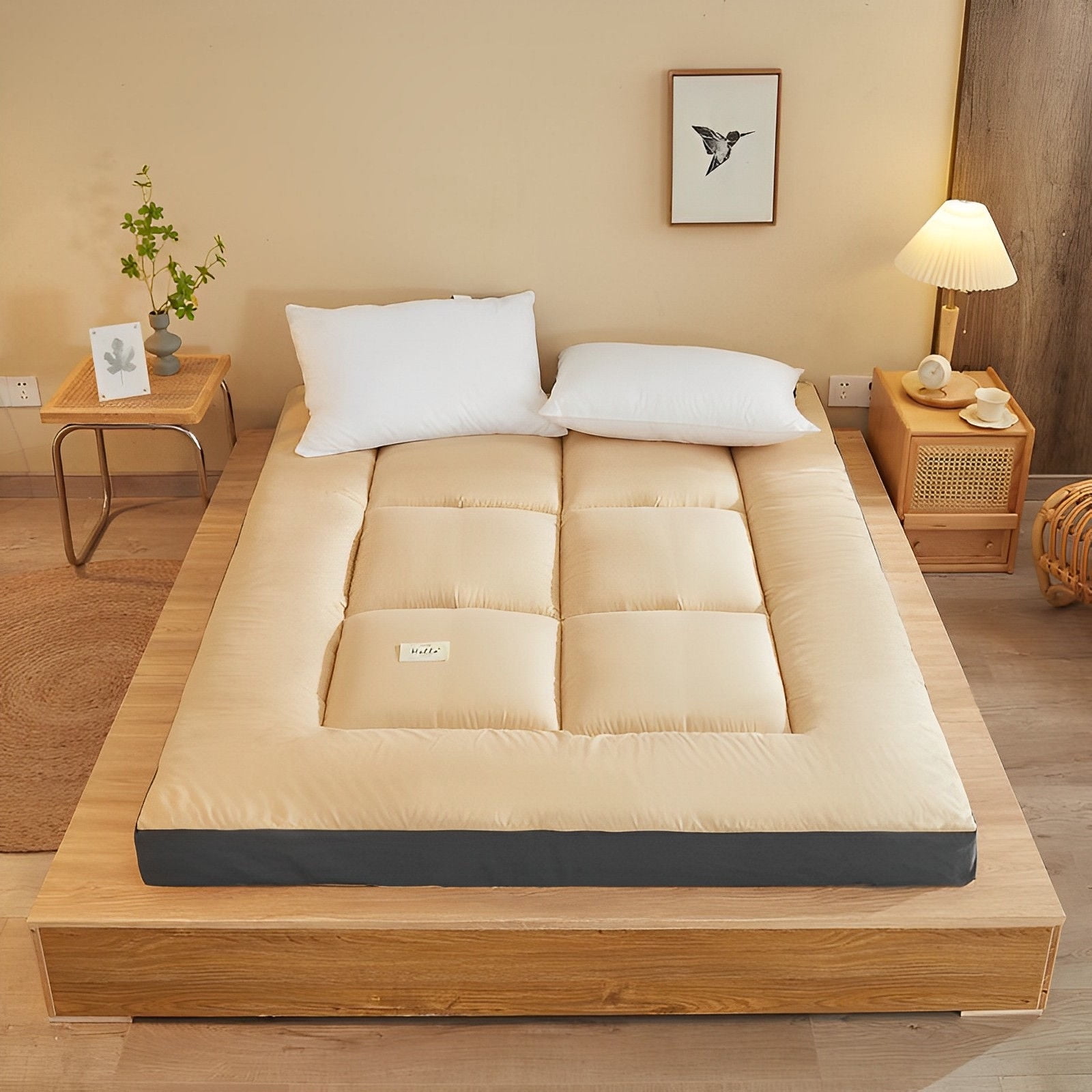 Japanese Folding Futon Mattress, Thicken Floor Mattress Twin Full Queen