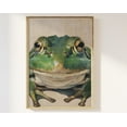 thumbnail image 1 of Japanese Frog Print, Vintage Antique Frog, Nature History Painting, Traditional Japanese Home Decor, Japanese Animal Poster Wall Art, Modern Wall Decor, 8x12 UNFRAMED, 1 of 2