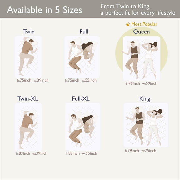 Japanese Futon Mattress, WATER REPELLENT, Polyester, Foldable & Portable Floor Lounger Bed, Roll Sleeping Pad, Shikibuton (TWIN)