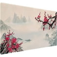 thumbnail image 1 of Japanese Gaming Mouse Pad Cherry Blossom Desk Mat XXL Extended Anime Large Mouse Pad Gaming Keyboard Mouse Mat Desk Pad for Computer Laptop Non-Slip Rubber Base Mousepad with Stitched Edges, 1 of 6