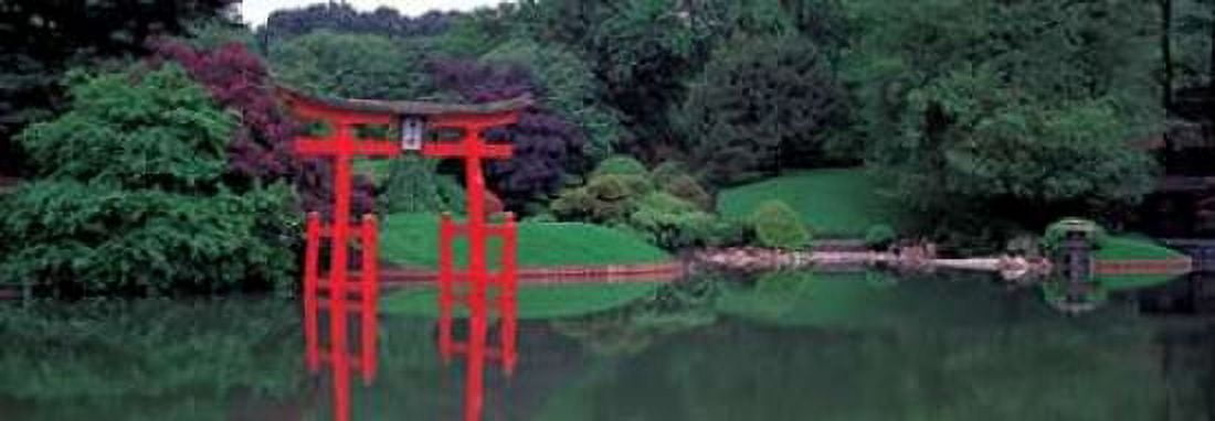 Japanese Garden Canvas Art - Richard Berenholtz (24 x 48)