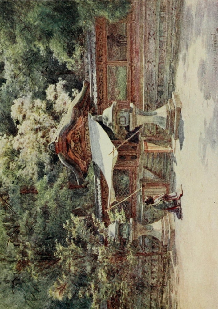 Japanese Gardens 1912 Canvas Art - Walter Tyndale (24 x 36)