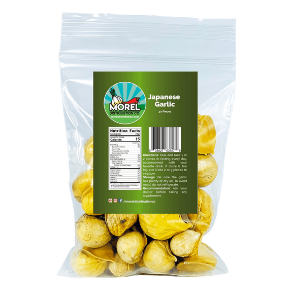 Japanese Garlic//AJO Japones (100% Natural!!) Choose Your Count per Bag: (30-60-130-150-250-400) (30)