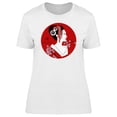 thumbnail image 1 of Japanese Geisha In A Red Circle T-Shirt Women -Image by Shutterstock, Female Medium, 1 of 2