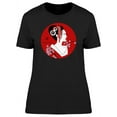 thumbnail image 1 of Japanese Geisha In A Red Circle T-Shirt Women -Image by Shutterstock, Female Medium, 1 of 2