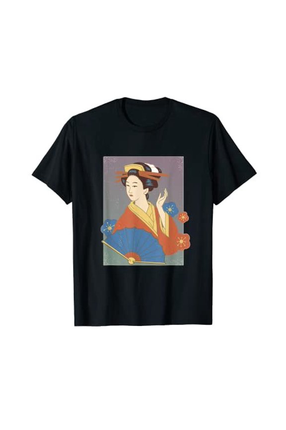 Japanese Geisha Kimono Vintage Japan T-Shirtfrom JP
