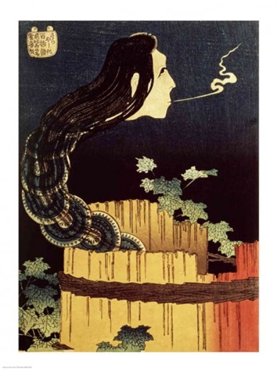 Japanese Ghost Canvas Art - Katsushika Hokusai (18 x 24)