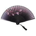 thumbnail image 1 of Japanese Style Hand Fans Set Traditional Silk Folding Fans for Home Decorative Performance and Dance Elegant for Weddings and Parties, 1 of 6