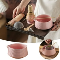 Japanese Handmade Matcha Bowl with Spout for Restaurants and Homes - for Matcha Preparation