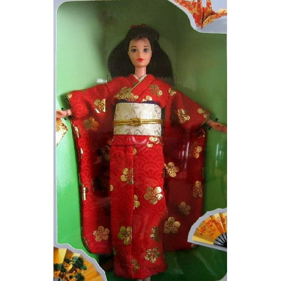 Japanese Happy New Year Barbie Doll Oshogatsu 1995 Mattel 14024 NEW