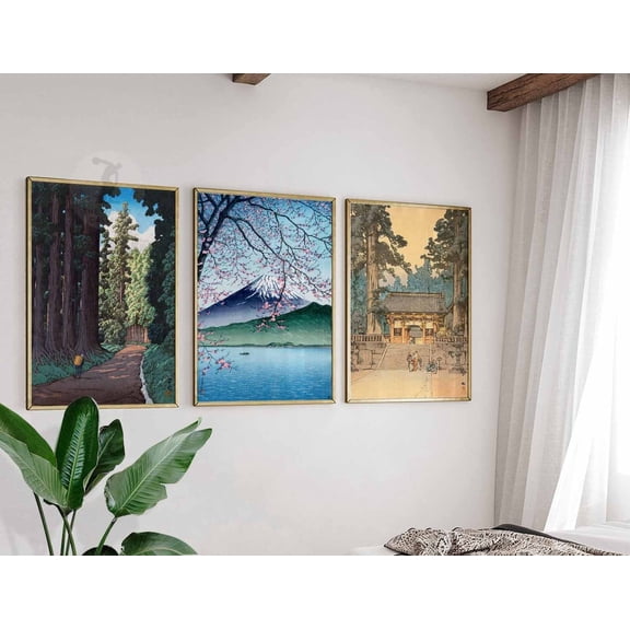 Japanese Hasui Kawase Hiroshi Yoshida Art Japanese Art Prints Oriental Decor, Stretched Canvas