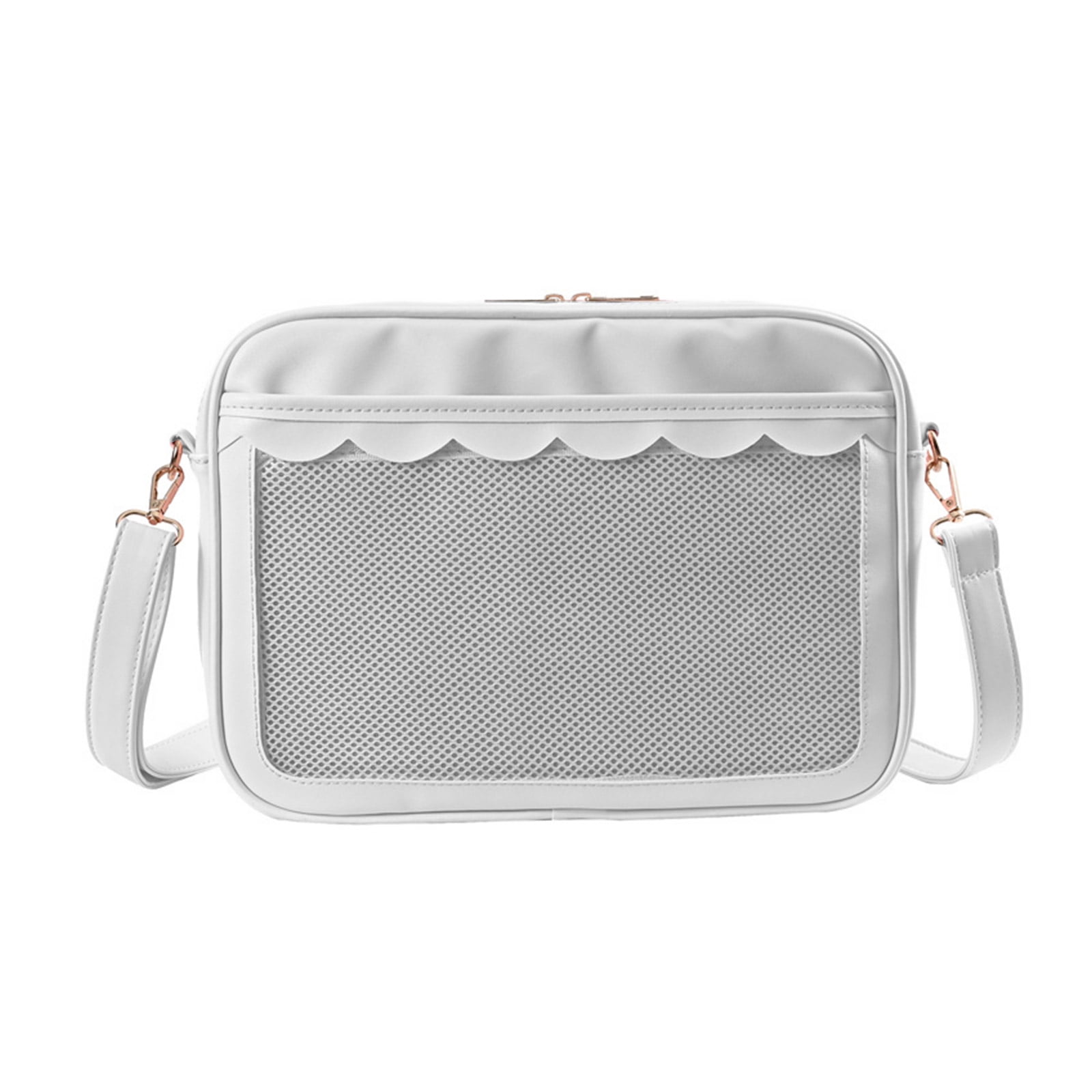 Japanese High School Girls JK Bag Women PU Handbags and Purses Transparent Itabag Women Crosssbody Bags