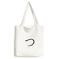 thumbnail image 1 of Japanese Hiragana Character TSU Tote Canvas Bag Shopping Satchel Casual Handbag, 1 of 3