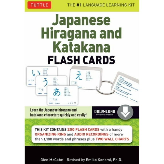 Japanese Hiragana and Katakana Flash Cards Kit: Learn the Two Japanese Alphabets Quickly & Easily with This Japanese Fla, (Paperback)