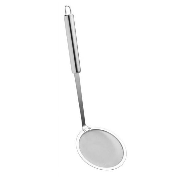 Japanese Hot Pot Skimmer Spoon, Ladle Colander Strainer - 4" Stainless Steel Fine Mesh Food Strainer for Frying Skimming