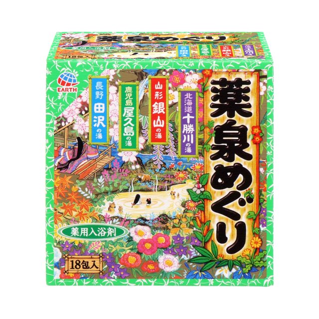 Japanese Hot Spring Bath Powders 30g X 18 Packs by Yumeguri