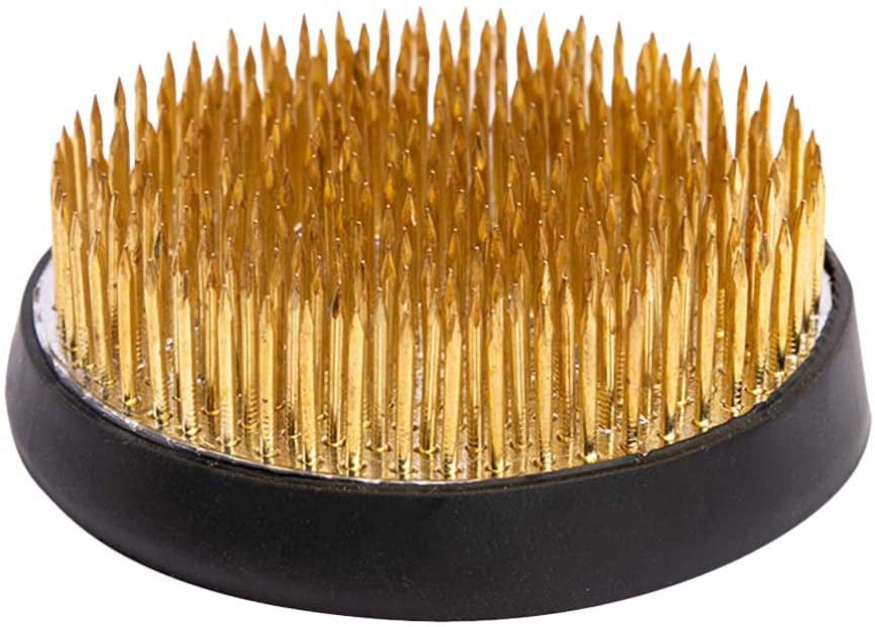 Japanese Ikebana Kenzan Flower Frog Round Floral Arranging Pin Holder