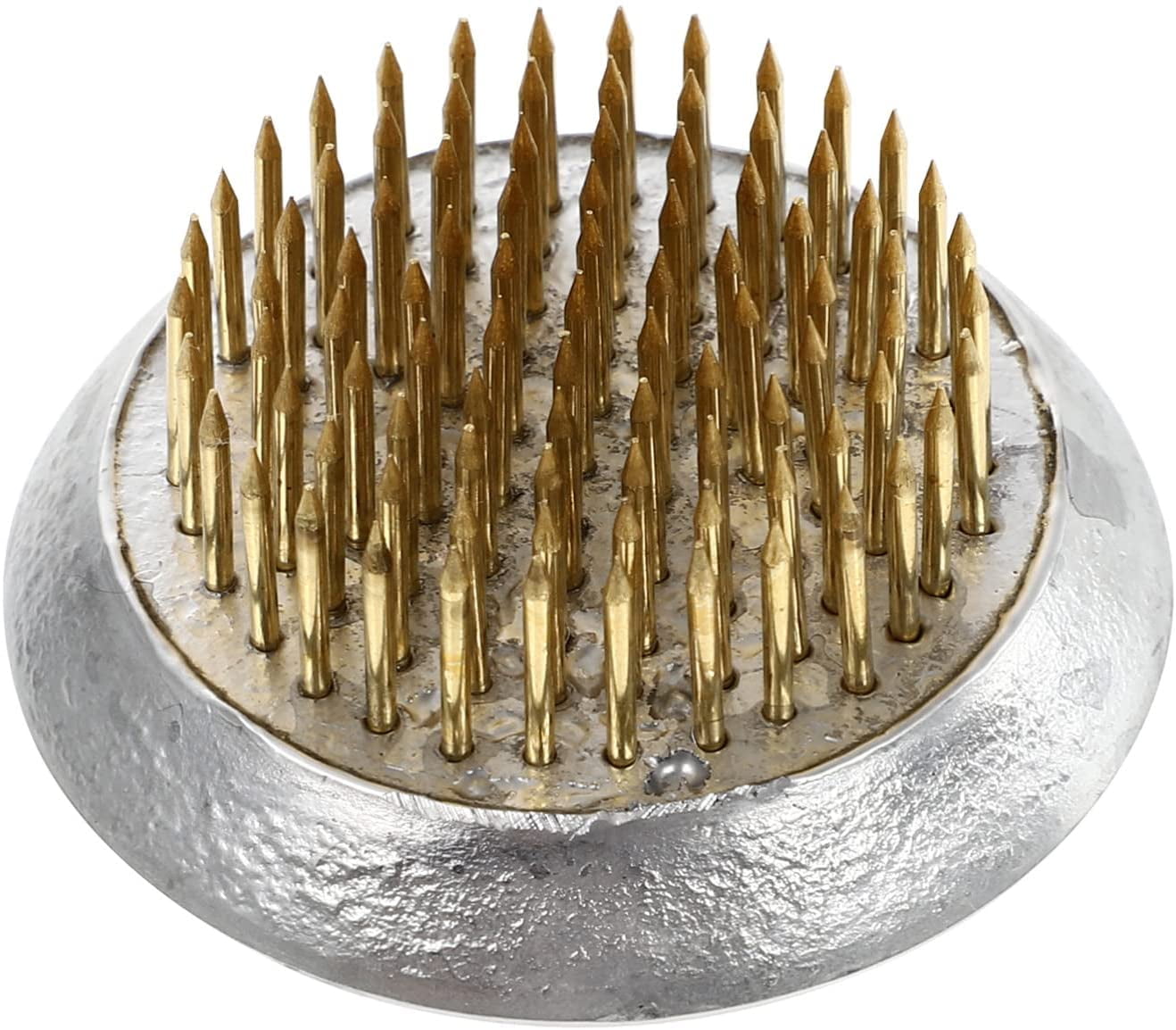 Japanese Ikebana Kenzan Flower Frog Round Stainless Steel Floral