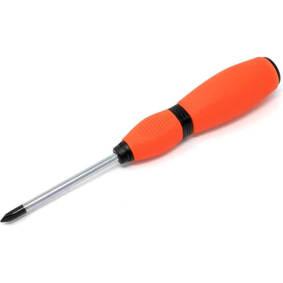 Japanese Industrial Standard Screwdriver JIS #1 Cross Point Soft Grip Rubber Handle Small 8 Inch 200 mm Full Tang Solid Shaft Screw Driver 0159-101