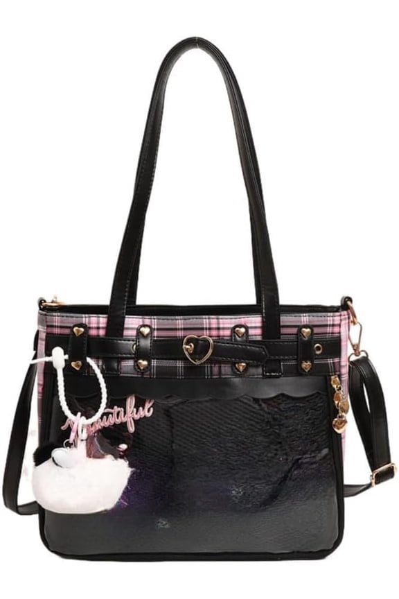 Japanese Ita Bag Y2K Goth Cute Bags Kawaii Bags Crossbody Purse Messenger Bags for Women Shoulder Bag Tote