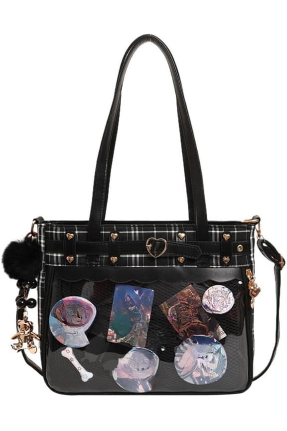 Japanese Ita Bag Y2K Goth Cute Bags Kawaii Bags Crossbody Purse Messenger Bags for Women Shoulder Bag Tote
