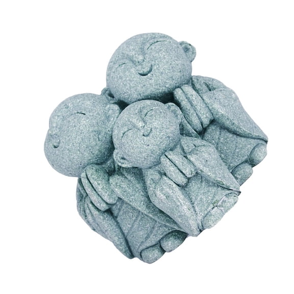 Japanese Jizo Miniature Monk Buddhas Statue Sandstone Sculpture For Home Aquariums Decors Fengshuis Meditations