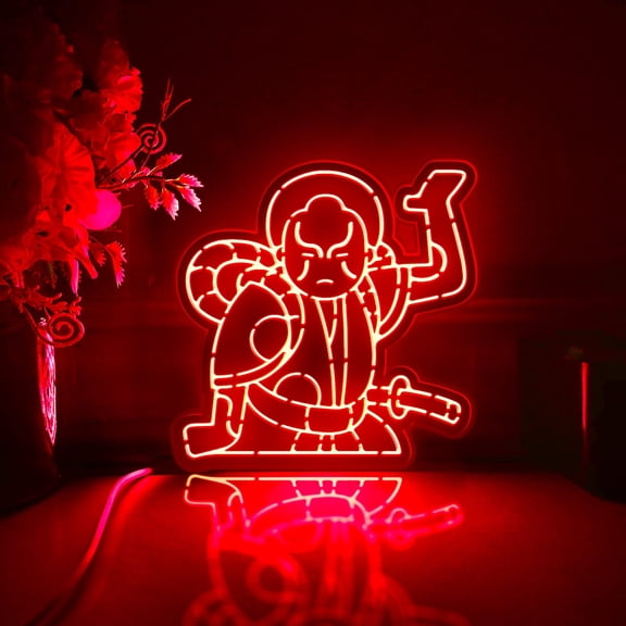 Japanese Kabuki Led Light Box, Dimmable Neon-Like Light Signs USB Power for Wall Decor Bedroom Decoration, RGB Light (WxH) 16"x16"