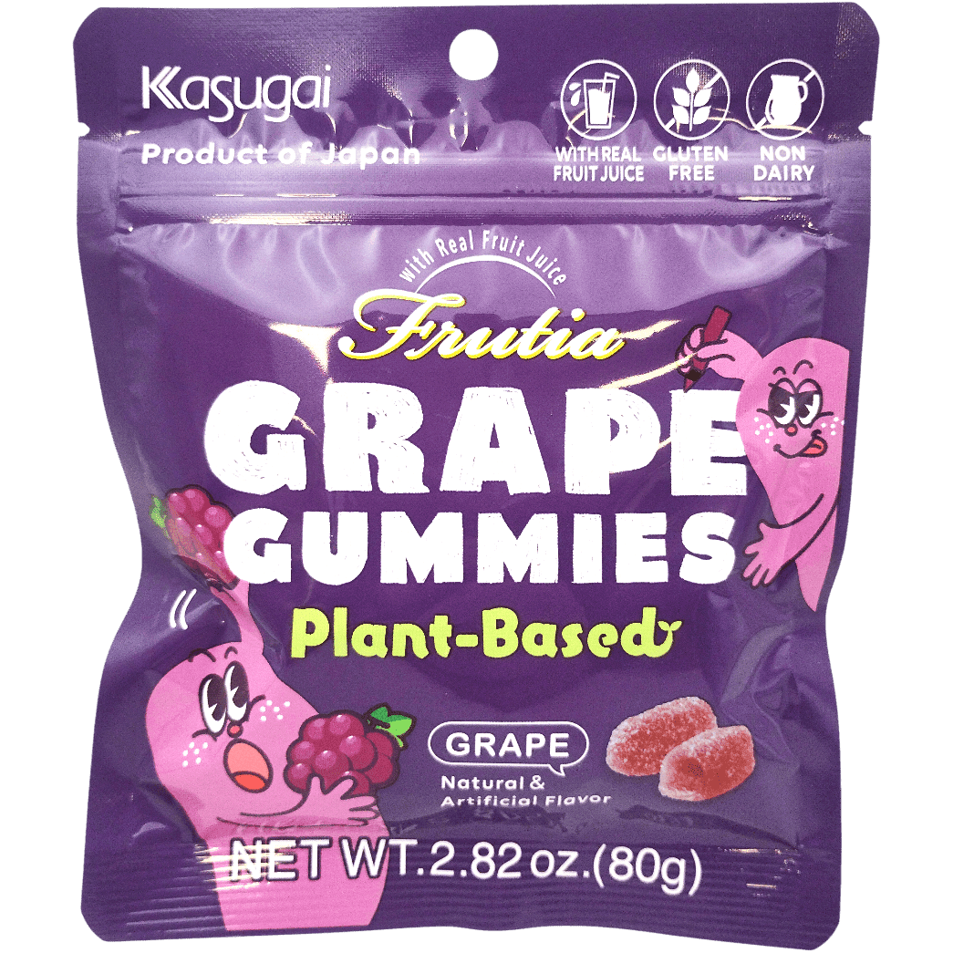Kasugai Grape Gummies Plant Based