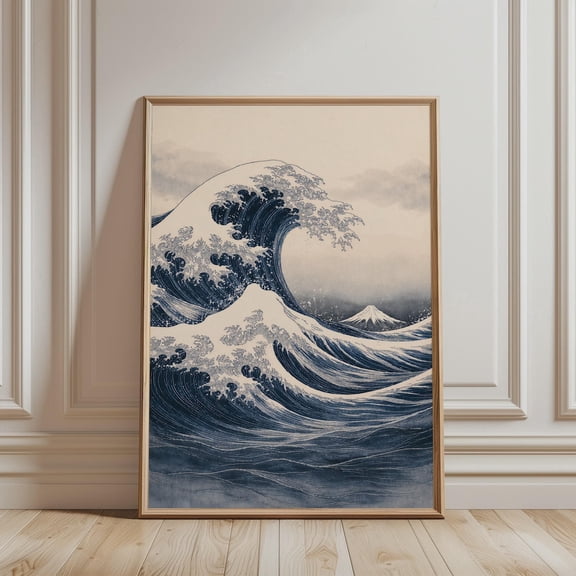 Japanese Katsushika Hokusai The Great Wave Traditional Japanese Art Sea Art Vintage Ukiyo-E For Japandi Home Decor, Unframed Poster