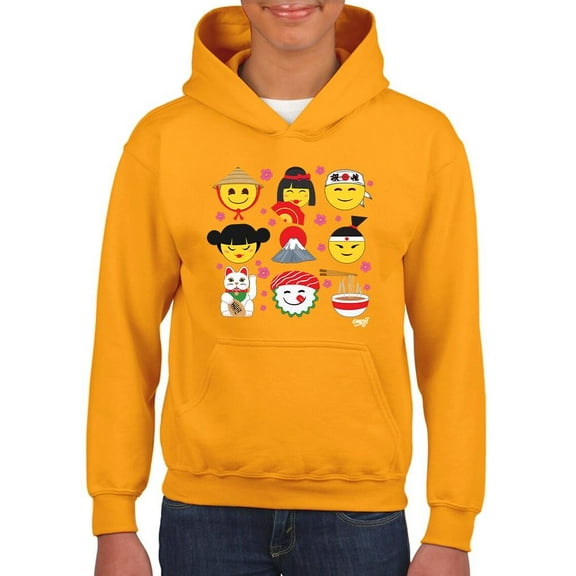 Japanese Kawaii Icons Collection Graphic Youth's Hoodie