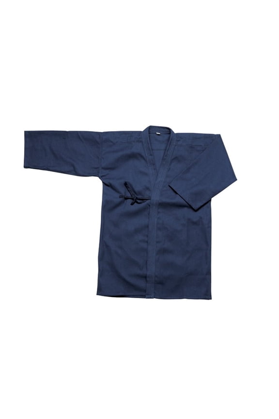 Japanese Kendo Keikogi Jacket, Martial Arts 100% Cotton Kendogi Navy Blue Top Only Uniform, Size 6
