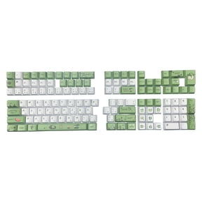 Japanese Keycap Frogs Theme Keycaps Set,XDA/OEM Profile PBT Dye Sublimation for 61/64/68/87/98/104 Mechanical Keyboard