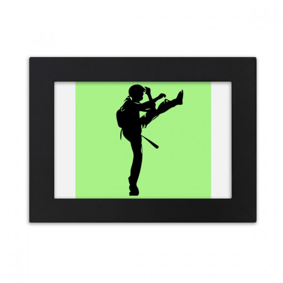 Japanese Kick Fitness Fitness Desktop Photo Frame Ornaments Picture Art Painting