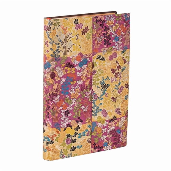 Kara-Ori Pink Mini Lined Softcover Journal, 208pg, 80gsm by Paperblanks (Japanese Kimono), (Hardcover)