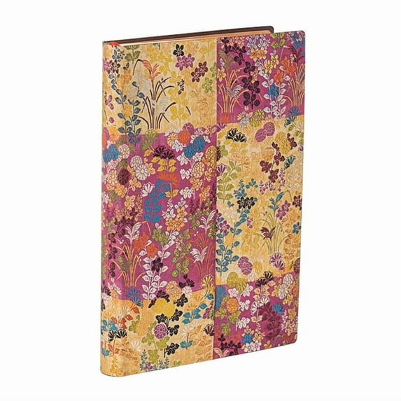 Kara-Ori Pink Mini Lined Softcover Journal, 208pg, 80gsm by Paperblanks (Japanese Kimono), (Hardcover)