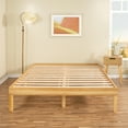 Japanese King Bed Frame, Low Profile bed frame, No Box Spring Needed