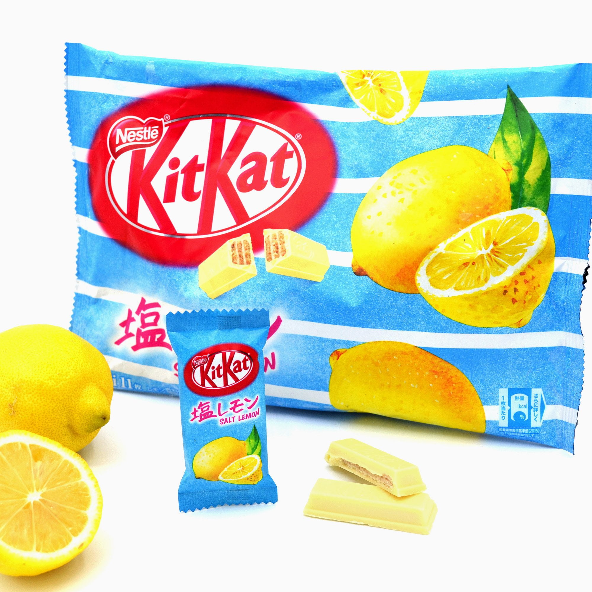 Nestle Japanese Kit Kat, Salt Lemon Flavor, Mini Chocolate Snack