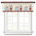 thumbnail image 1 of Japanese Kitchen Cherry Blossom Lucky Cloud Small Window Curtain Valance Sheer Short Curtain Bedroom Home Decor Voile Drapes, 1 of 5